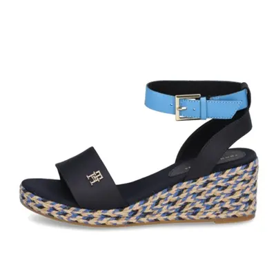 Tommy Hilfiger COLORFUL WEDGE SATIN SANDAL