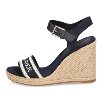 Tommy Hilfiger MONO WEBBING HIGH WEDGE SANDAL