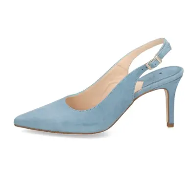 Lazzarini Veloursleder Slingpumps