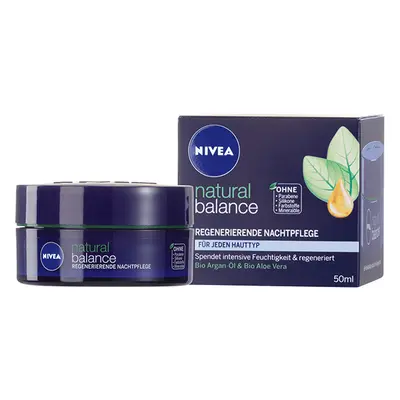 Nivea noční krém natural balance BIO, 50ml