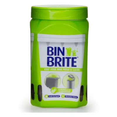 Bin Brite Prášek pro neutralizaci zápachu z koše Citronella & Lemongrass 500g