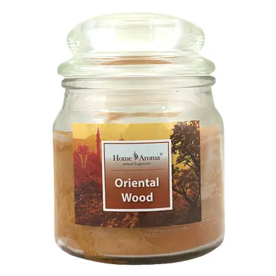 Svíčka vonná dekorativní ORIENTAL WOOD, 200g