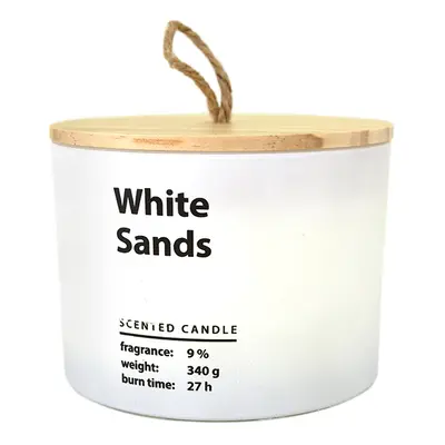 Svíčka vonná dekorativní WHITE SANDS 340g