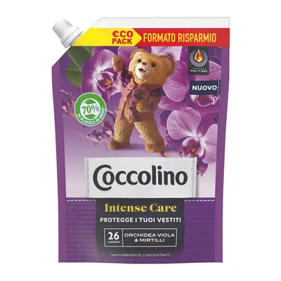 Coccolino italská aviváž v eko balení Orchidea viola & Mirtilli 600ml 26PD