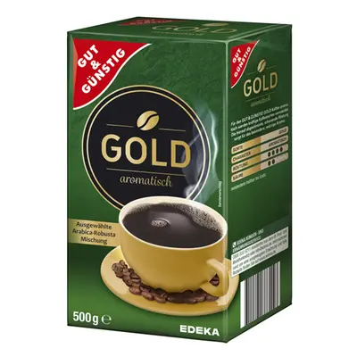 GG Mletá káva GOLD směs Arabica mix se silným aroma 500g