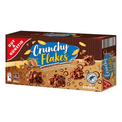 GG Crunchy flakes v mléčné čokoládě 250g