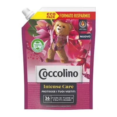 Coccolino italská aviváž v eko balení Fiori di Tiaré & Frutti Rossi 600ml 26PD