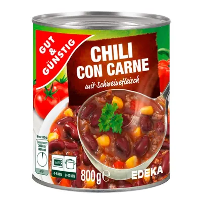 GG Chili Con Carne s vepřovým masem 800g