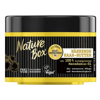 Nature Box výživné vlasové makadamové máslo 200ml