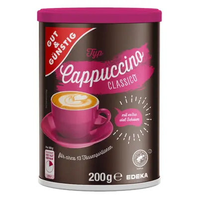 GG Sladké Cappuccino instatní nápoj 200g