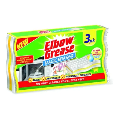 Elbow Grease nano houbička s pružnou vrstvou 3ks