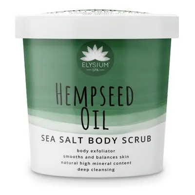 Elysium Spa Sea Salt Tělový peeling Hempseed oil 200g