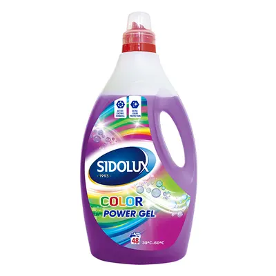 Sidolux Power Color prací gel na barevné prádlo 1,92l 48PD