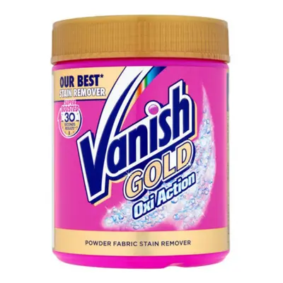 Vanish Oxi Action Gold Pink práškový odstraňovač skvrn 470g