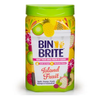 Bin Brite Prášek pro neutralizaci zápachu z koše Island Fruit 500g