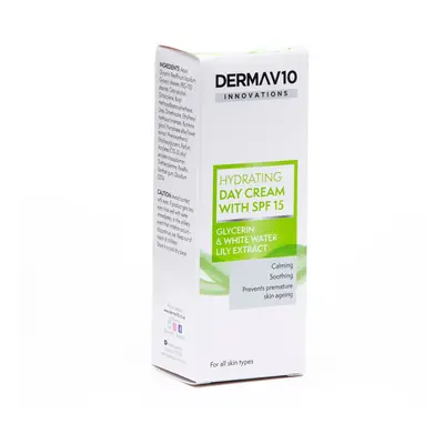 DERMA V10 inovations hydratační krém s faktorem SPF15 50ml