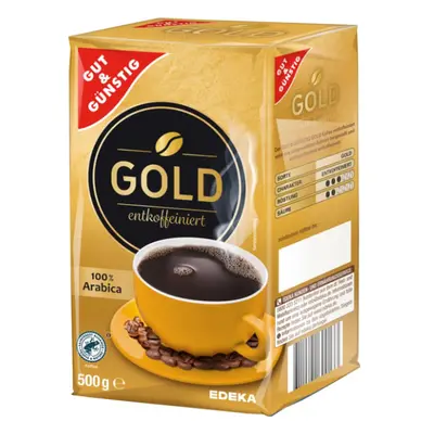 GG Mletá káva bez kofeinu 500g -100% Arabica