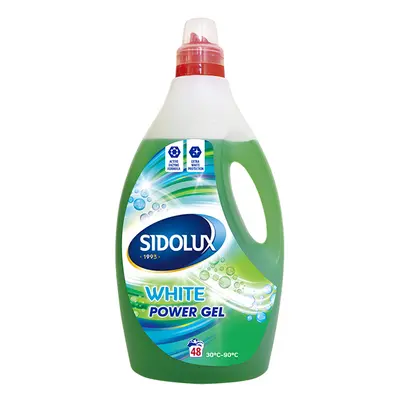 Sidolux Power White prací gel na bílé prádlo 1,92l 48PD