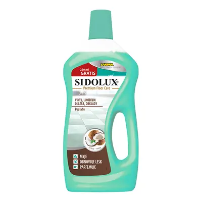 Sidolux Premium na vinyl, dlažbu, linolea - kokos a máta, 750ml + 250ml ZDARMA