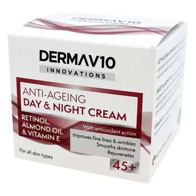 DERMA V10 kombinovaný Anti Ageing denní i noční krém s Retinolem 50ml