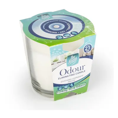 PanAroma Odour Eliminating svíčka pohlcující pachy bílá 85g