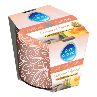 PanAroma dekorativní vonná svíčka Cashmere & Apricot 85g