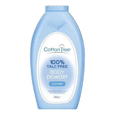 Cotton Tree tělový pudr bez mastku Cool Mist 280g