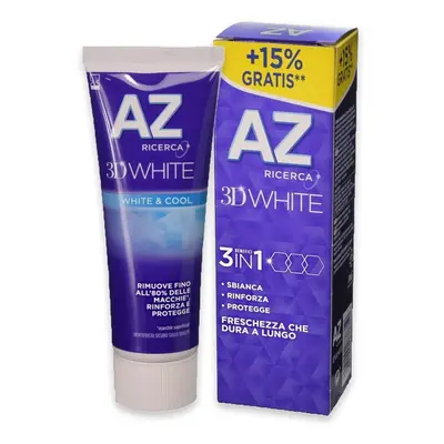 AZ 3D White & Cool bělící zubní pasta z Itálie 65ml