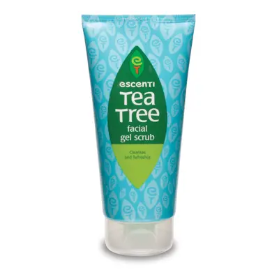 Escenti Tea Tree pleťový gelový scrub pro čištění a osvěžení 200ml