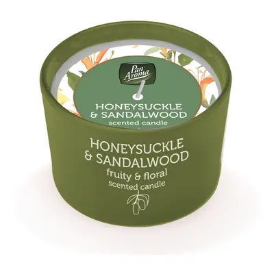 PanAroma vonná svíčka Sandalwood & Honeysuckle 85g