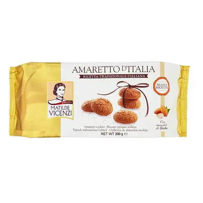 Matilde Vicenzi Amaretti jemné italské mandlové sušenky 175g