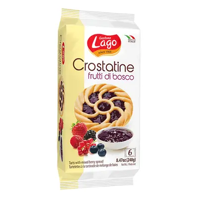 Lago Crostaline italské koláčky s náplní Frutti di bosco 6x40g