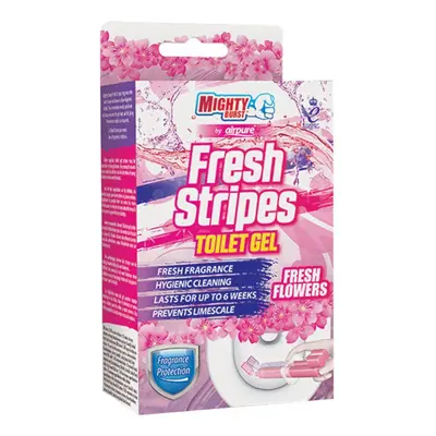 Airpure Fresh Stripes bezkošíkový WC gel Fresh Flowers 45ml