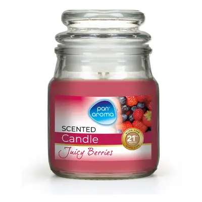 PanAroma vonná svíčka ve skleněné dóze Juicy Berries 85g