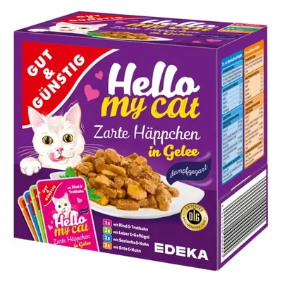 GG Hello my Cat masové kapsičky pro kočky mix 8x100g