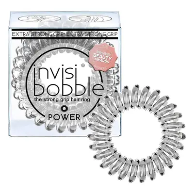 InvisiBobble Power Strong sada gumiček na vlasy barva Silver 3ks