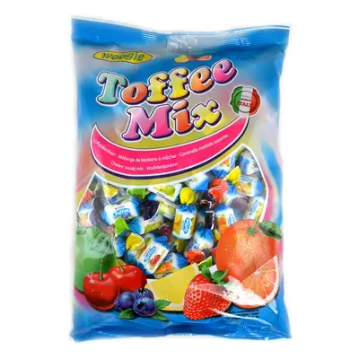 Woogie Toffee Mix, ovocné žvýkací bonbóny 1kg