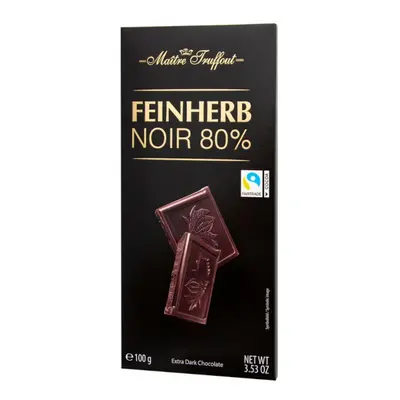 Maitre Truffout Premium hořká s 80% kakaa 100 g