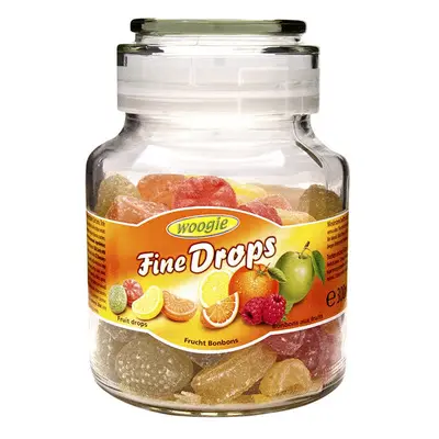 Fine Drops bonbony ve skleněné dóze 300g