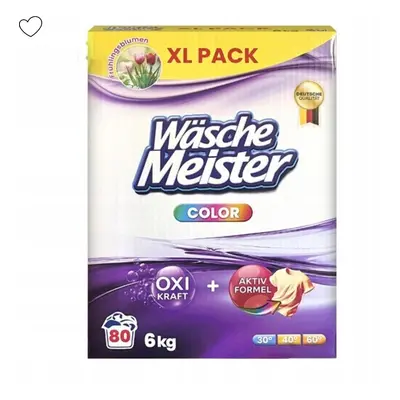 WascheMeister prací prášek Color 6 kg 80PD