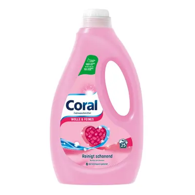 Coral prací gel na vlnu a hedvábí 25PD 1,25l