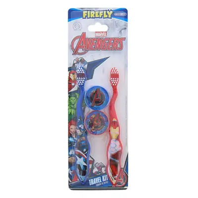 Dětské parfémy Avengers Toothbrush zubní kartáček 2 ks + pouzdro 2 ks dárková sada