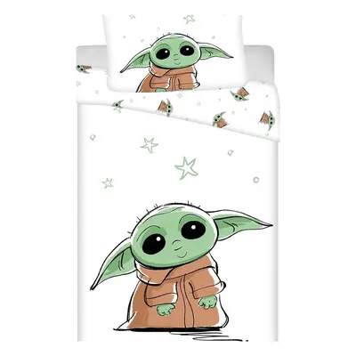 Jerry Fabrics Povlečení bavlna Star Wars Baby Yoda