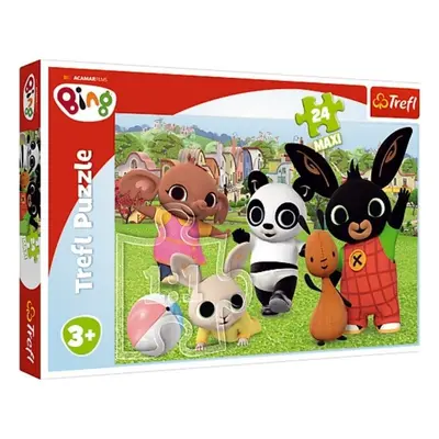 Trefl Puzzle Maxi 24 dílků Bing Bunny Zábava v parku