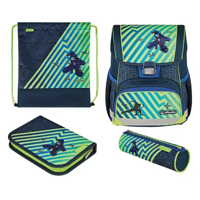 Herlitz Školní aktovka Loop Ninja 4d. set