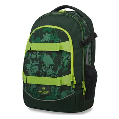 Walker batoh do školy Fame Uni Camo Green