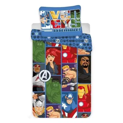 Jerry Fabrics Dětské povlečení Avengers D3 micro