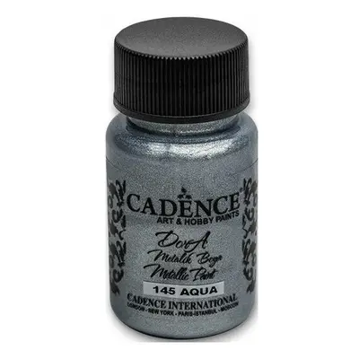 Cadence Akrylové barvy Cadence Dora Metalic 50ml tmavě stříbrná