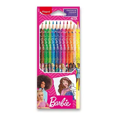 Maped Pastelky Barbie 12 barev