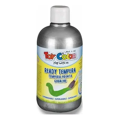 Toy Color Temperová barva Ready Tempera stříbrná 500ml